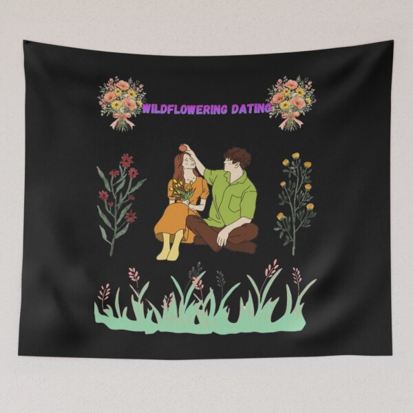 Item preview, Wildflower Dating Aesthetic Retro Flower Lover Graphic designed and sold by M1144.