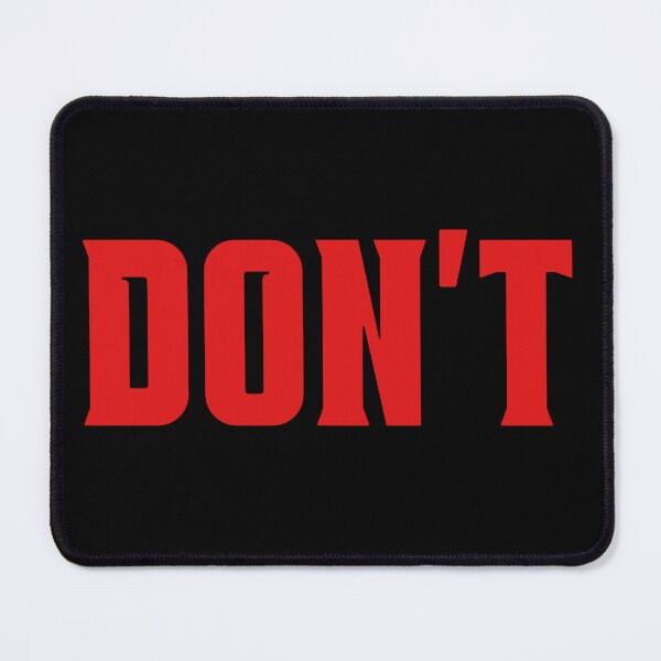 Item preview, DON'T - Regular Title designed and sold by DevinCoonsMerch.