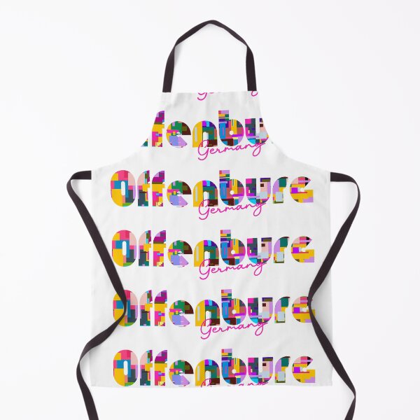 Item preview, Offenburg, Germany, Vibrant Abstract City Typography Art designed and sold by Wanderful-roads.