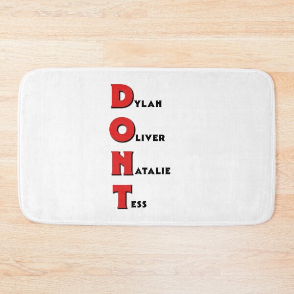 Item preview, DON'T Characters Black Font designed and sold by DevinCoonsMerch.