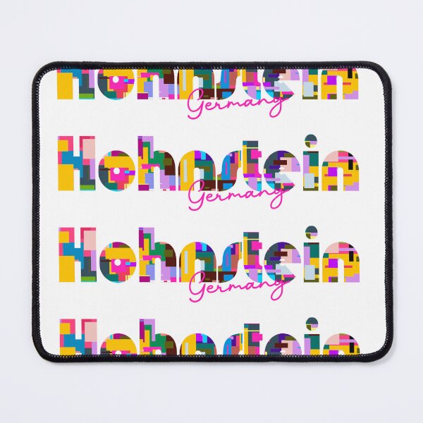 Item preview, Hohnstein, Germany, Vibrant Abstract City Typography Art designed and sold by Wanderful-roads.