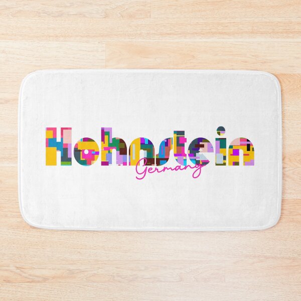 Item preview, Hohnstein, Germany, Vibrant Abstract City Typography Art designed and sold by Wanderful-roads.