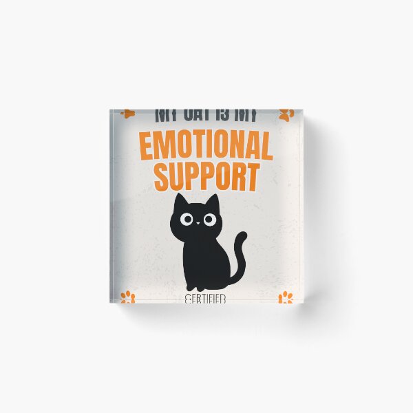 Item preview, My Cat Is My Emotional Support Certified Supervisor Funny Cat Lover Design designed and sold by Uvclick.