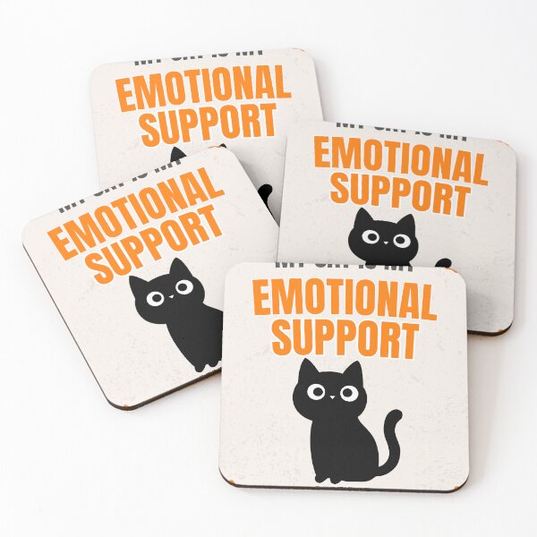Item preview, My Cat Is My Emotional Support Certified Supervisor Funny Cat Lover Design designed and sold by Uvclick.