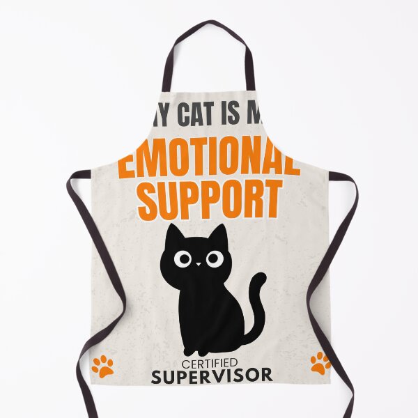 Item preview, My Cat Is My Emotional Support Certified Supervisor Funny Cat Lover Design designed and sold by Uvclick.