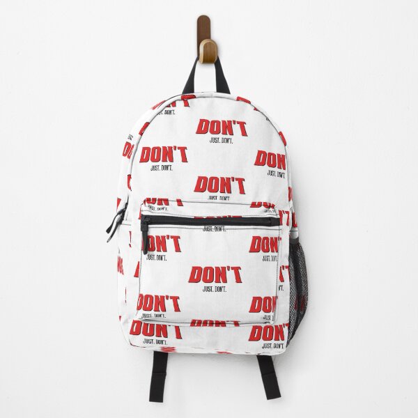 Item preview, Just. Don't. Black Font designed and sold by DevinCoonsMerch.