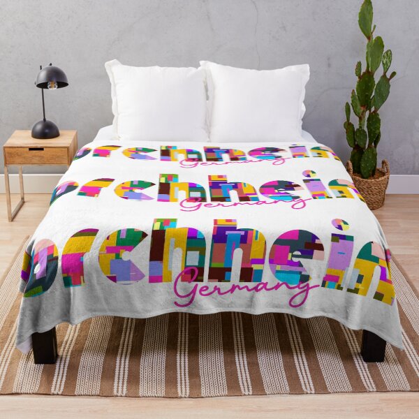 Item preview, Forchheim, Germany, Vibrant Abstract City Typography Art designed and sold by Wanderful-roads.