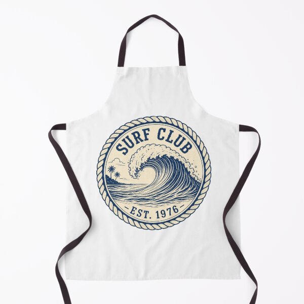 Item preview, Surf Club Est 1976 Vintage Badge Patch Surfing Illustration Tee Sticker Surfer Gift designed and sold by sharifex.