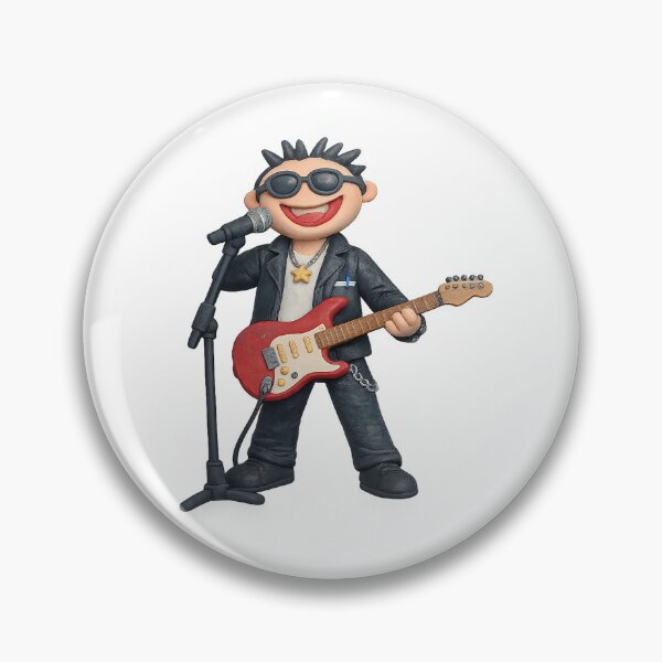 Item preview, dad Clay Punk Rocker - Stop Motion Guitarist designed and sold by Arbacus.