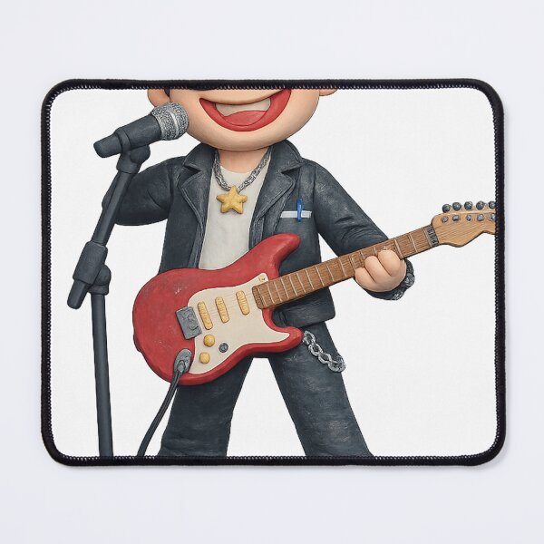 Item preview, dad Clay Punk Rocker - Stop Motion Guitarist designed and sold by Arbacus.