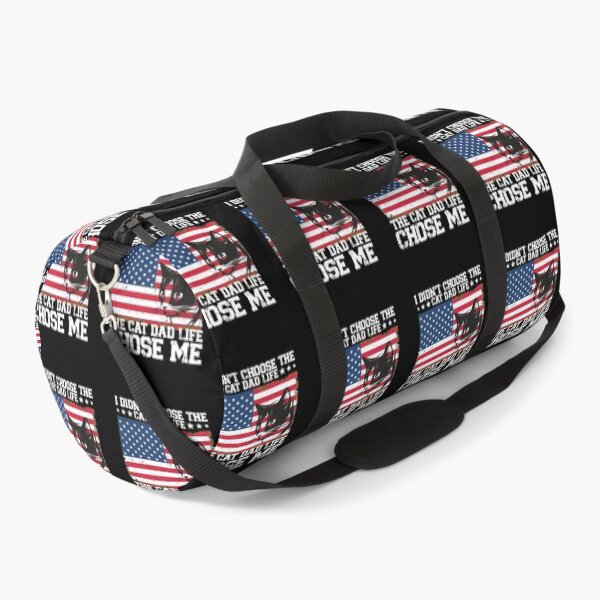 Item preview, Cat Dad Life Chose Me American Flag designed and sold by StranHabesre51.