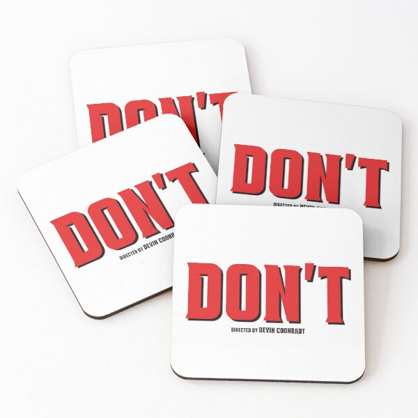 Item preview, DON'T Directed By (Black Font) designed and sold by DevinCoonsMerch.