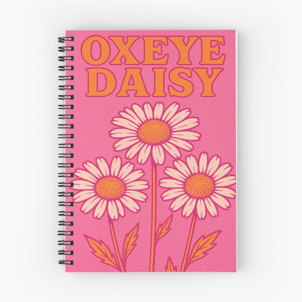 Item preview, Retro Pop Art Poster Illustration of Oxeye Daisy Flowers | Bold Wildflower Botanical Print with Bright White Blooms & Meadow Summer Aesthetic | Vintage Nature Wall Art Decor designed and sold by PaintedPixels01.