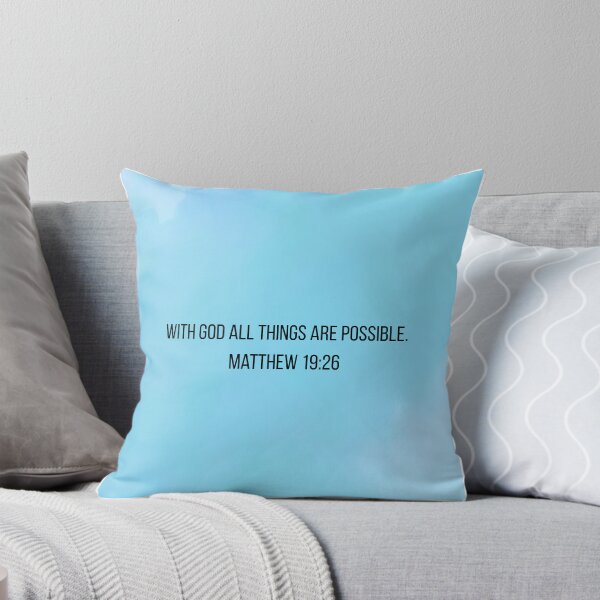 Item preview, Matthew 19:26 designed and sold by Faithful-Canvas.