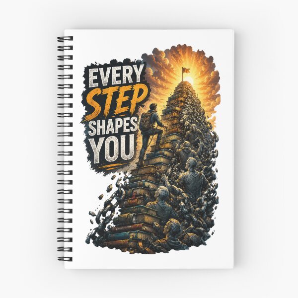 Item preview, Every Step Shapes You | Book Climber Motivational Design designed and sold by NatureHarmony16.