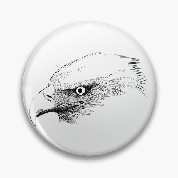 Item preview, Majestic Bald eagle sketch  designed and sold by midsketcher.