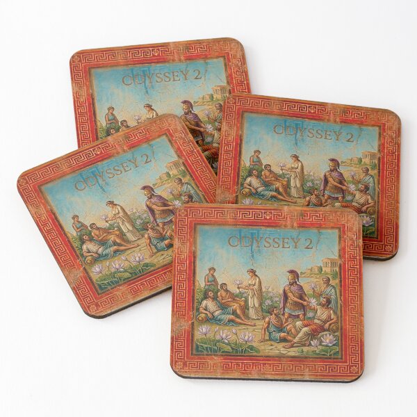 Item preview, Odyssey 2 Lotus Eaters Ancient Greek Fresco Art designed and sold by codex antique.