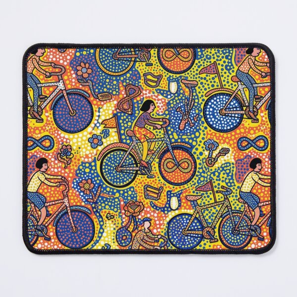 Item preview, Vibrant Cycling Journey Through Infinite Nets designed and sold by TwoDotsStudio.