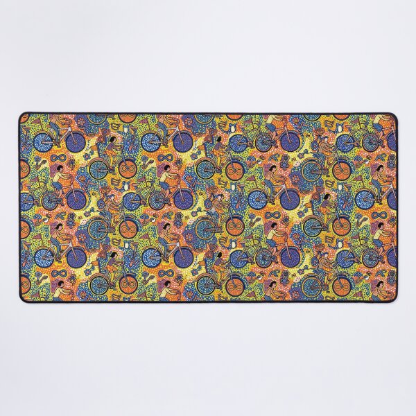 Item preview, Vibrant Cycling Journey Through Infinite Nets designed and sold by TwoDotsStudio.