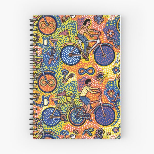 Item preview, Vibrant Cycling Journey Through Infinite Nets designed and sold by TwoDotsStudio.