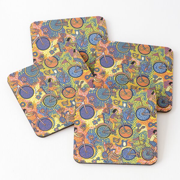 Item preview, Vibrant Cycling Journey Through Infinite Nets designed and sold by TwoDotsStudio.