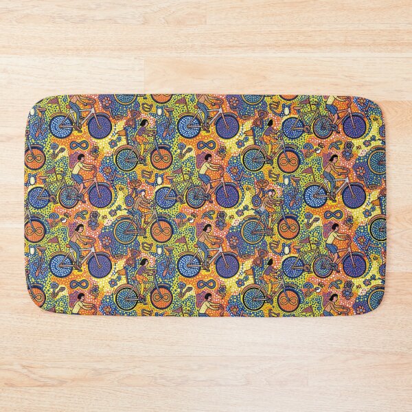 Item preview, Vibrant Cycling Journey Through Infinite Nets designed and sold by TwoDotsStudio.