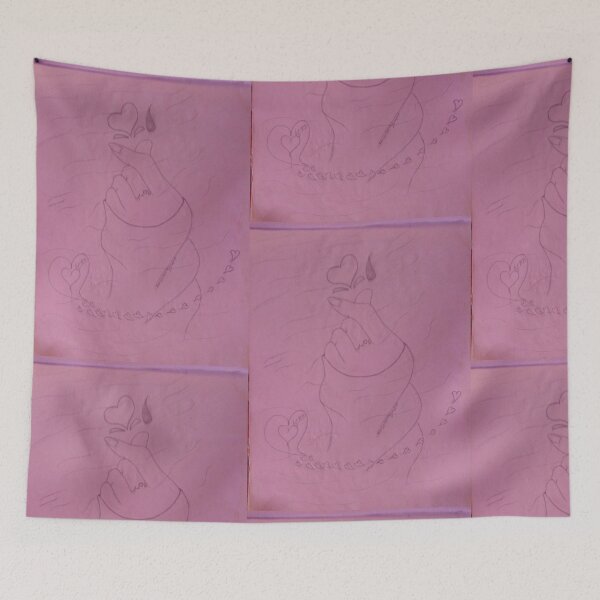 Item preview,  Heart shaped art finger snap designed and sold by kerissfantasyart .