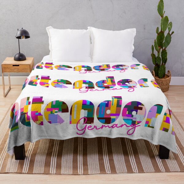 Item preview, Attendorn, Germany, Vibrant Abstract City Typography Art designed and sold by Wanderful-roads.