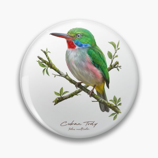 Item preview, Cuban Tody on Small Branch designed and sold by Takeda-art.