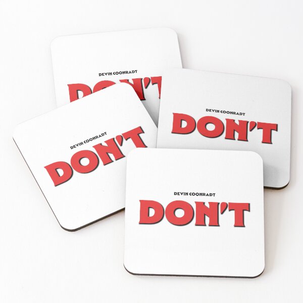 Item preview, DC DON'T (Black Font) designed and sold by DevinCoonsMerch.
