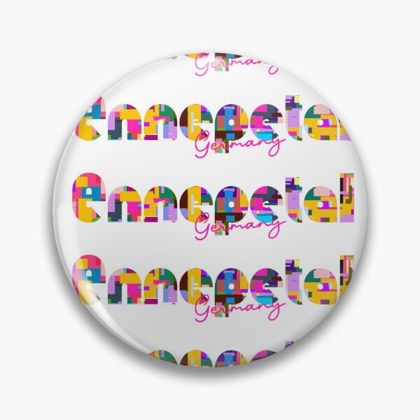 Item preview, Ennepetal, Germany, Vibrant Abstract City Typography Art designed and sold by Wanderful-roads.