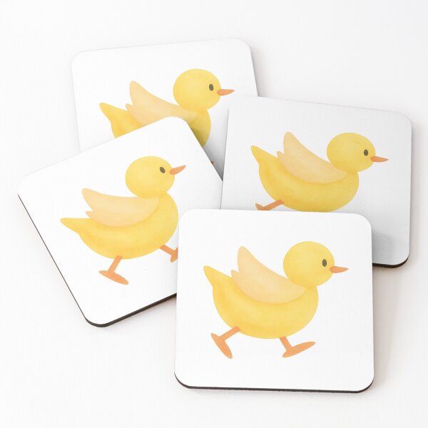 Item preview, Cute Yellow Duck Cartoon Sticker designed and sold by Little Bloom Studio.