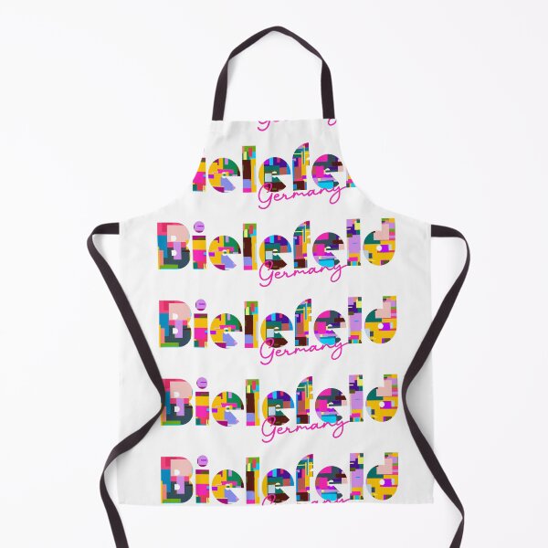 Item preview, Bielefeld, Germany, Vibrant Abstract City Typography Art designed and sold by Wanderful-roads.