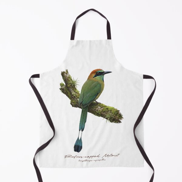 Item preview, Rufous-capped Motmot on Mossy Branch designed and sold by Takeda-art.