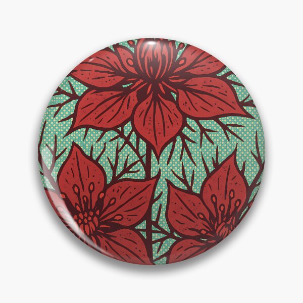 Item preview, Retro Pop Art Poster Illustration of Nigella Flowers | Bold Botanical Floral Print with Intricate Seed Pod Detail & Delicate Wild Garden Aesthetic | Vintage Nature Wall Art Decor designed and sold by PaintedPixels01.