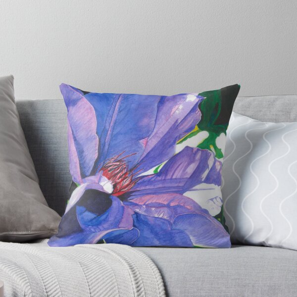 Item preview, Big Blue Clematis designed and sold by Leslie Gustafson.