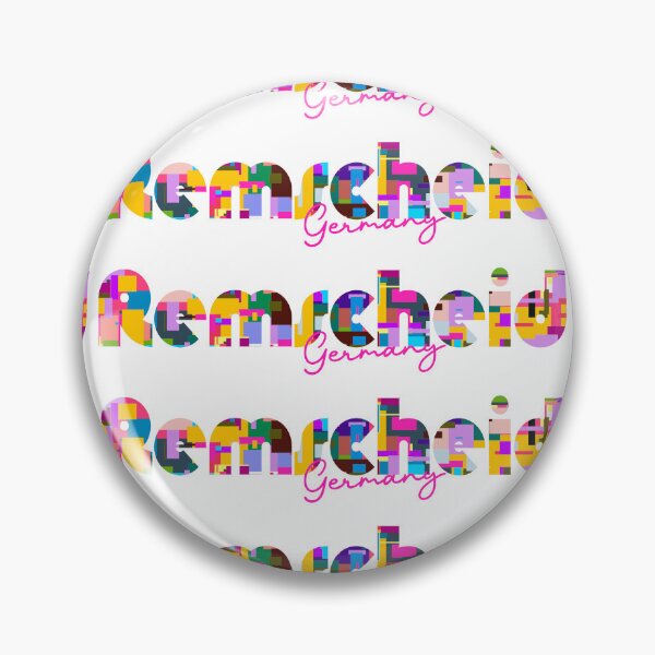 Item preview, Remscheid, Germany, Vibrant Abstract City Typography Art designed and sold by Wanderful-roads.