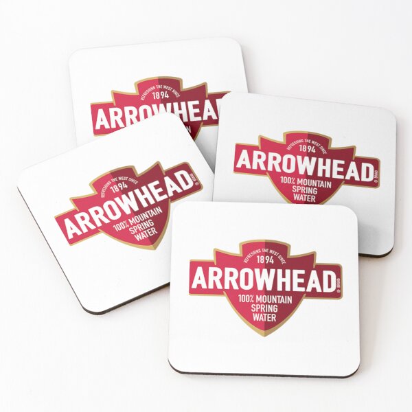 Item preview, Arrowhead 100 Percent Mountain Spring Water Vintage Shield Logo designed and sold by archeologiy.