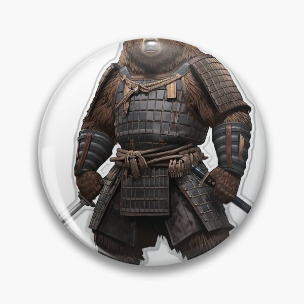 Item preview, Samurai Bear Ronin — Japanese Dark Warrior Art designed and sold by Tokyo Neo Noir Collective .
