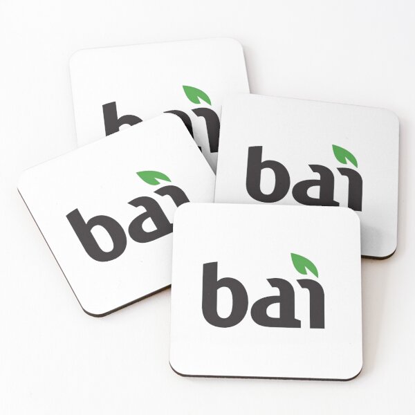 Item preview, Bai Antioxidant Infusion Minimalist Typography Logo with Green Leaf designed and sold by archeologiy.
