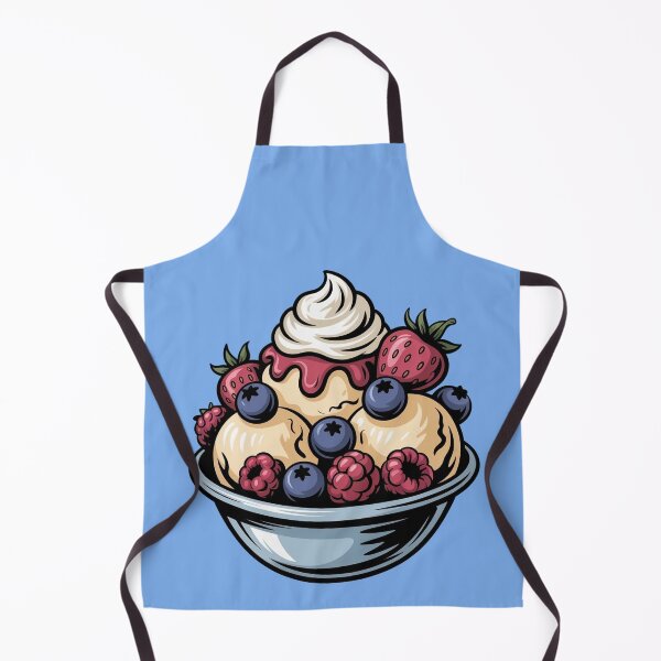 Item preview, Colorful Fruit Sundae Summer Dessert Illustration designed and sold by WikaKowalczyk.