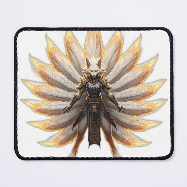 Item preview, Nine-Tail Kitsune Fox Spirit — Japanese Dark Art Sticker designed and sold by Tokyo Neo Noir Collective .
