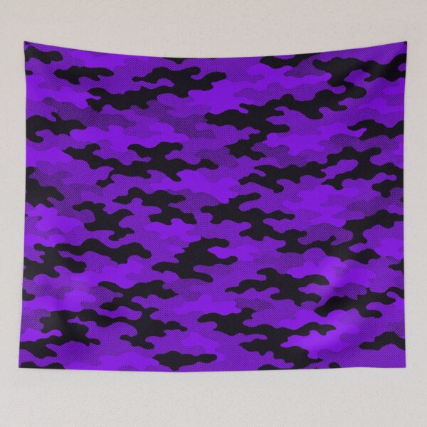 Item preview, Purple Urban Camo Halftone Pattern | Neon Camouflage Aesthetic designed and sold by cr6zym1nd.