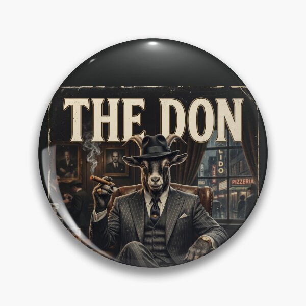 Item preview, The Don Goat | Funny Mafia Boss Vintage T-Shirt designed and sold by DmaarGroup.