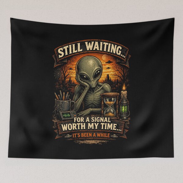 Item preview, RESIDENT ALIEN designed and sold by ALL ART .