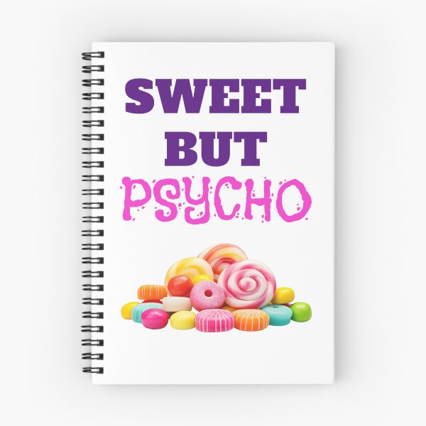 Item preview, Sweet but psycho saying with colorful candies designed and sold by Mauswohn.