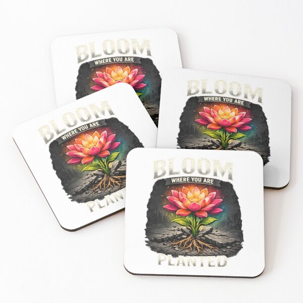 Item preview, Bloom Where You Are Planted | Lotus Flower Resilience designed and sold by NatureHarmony16.