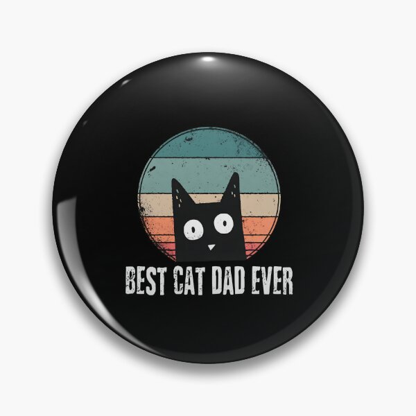 Item preview, Best Cat Dad Ever Retro Sunset Pet Owner Tee designed and sold by StranHabesre51.