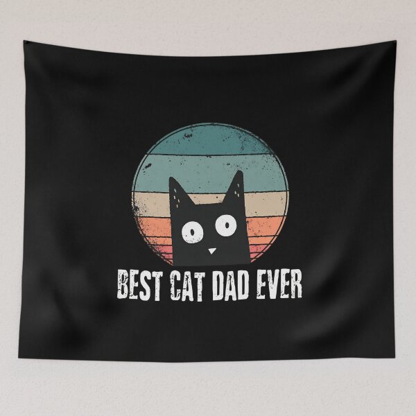 Item preview, Best Cat Dad Ever Retro Sunset Pet Owner Tee designed and sold by StranHabesre51.