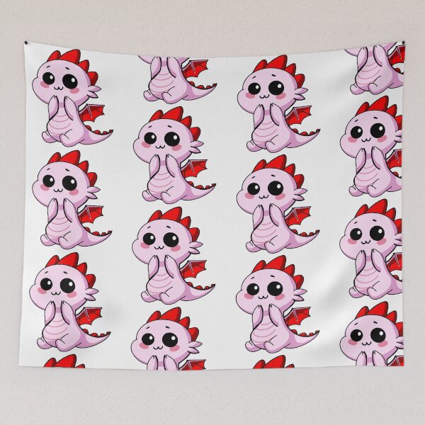 Item preview, Cute Pink Baby Dragon Kawaii designed and sold by Pryhozha.